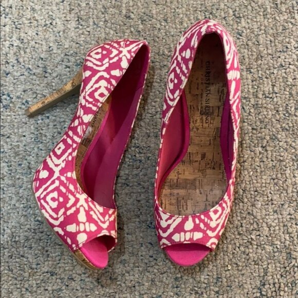 Christian Siriano for Payless peep toe heels, Size 10 - Picture 1 of 5
